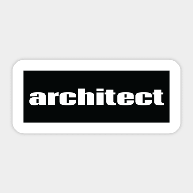 Architect Sticker by ProjectX23Red